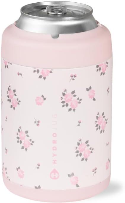 imageHydroJug Standard Can Cooler  2in1 Insulated Can Cooler Cup  Stainless Steel Can Holder with NonSlip Rubber Base  ScrewTop Lid  Dishwasher Safe  12oz SageWildrose