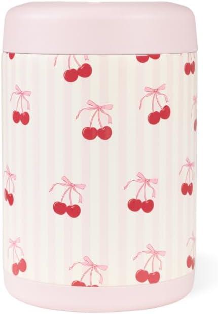 imageHydroJug Standard Can Cooler  2in1 Insulated Can Cooler Cup  Stainless Steel Can Holder with NonSlip Rubber Base  ScrewTop Lid  Dishwasher Safe  12oz SageSweet Cherry