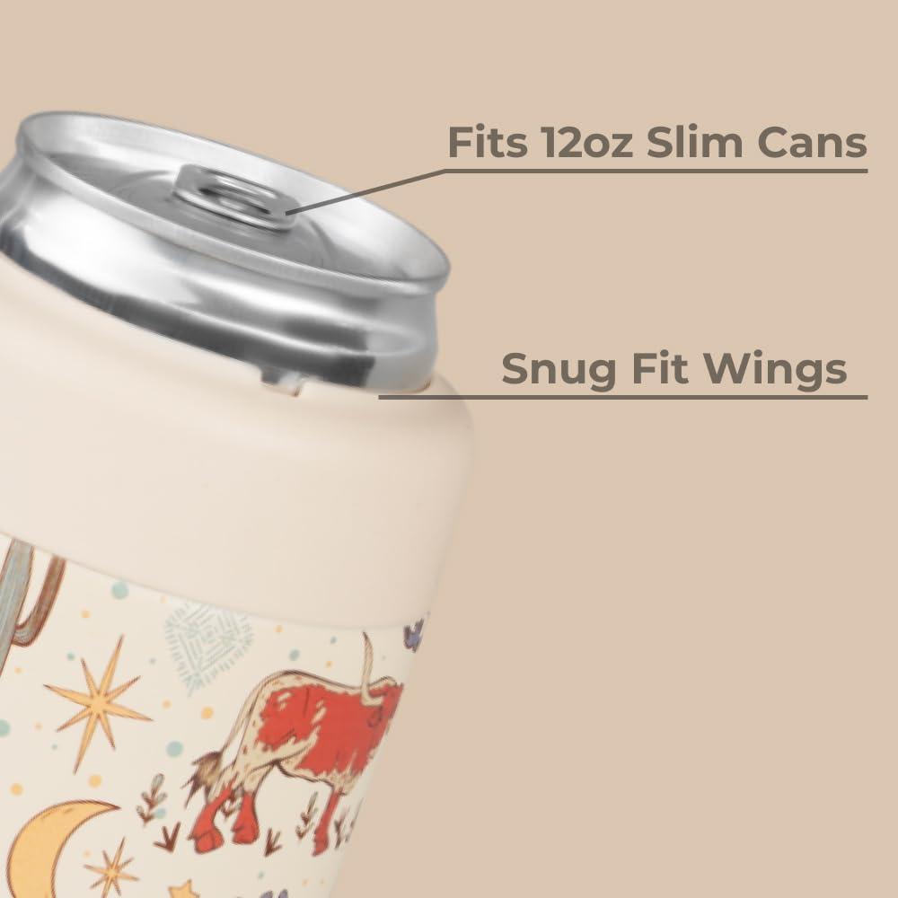 imageHydroJug Standard Can Cooler  2in1 Insulated Can Cooler Cup  Stainless Steel Can Holder with NonSlip Rubber Base  ScrewTop Lid  Dishwasher Safe  12oz SageRodeo