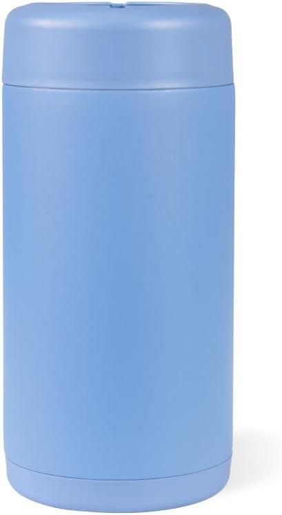 imageHydroJug Standard Can Cooler  2in1 Insulated Can Cooler Cup  Stainless Steel Can Holder with NonSlip Rubber Base  ScrewTop Lid  Dishwasher Safe  12oz SageLight Blue