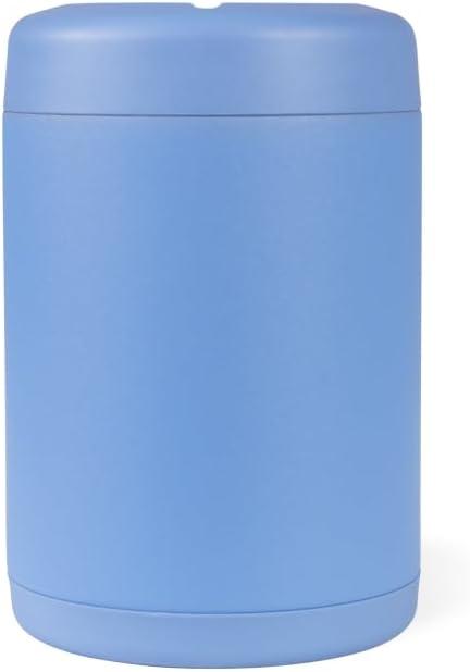 imageHydroJug Standard Can Cooler  2in1 Insulated Can Cooler Cup  Stainless Steel Can Holder with NonSlip Rubber Base  ScrewTop Lid  Dishwasher Safe  12oz SageLight Blue
