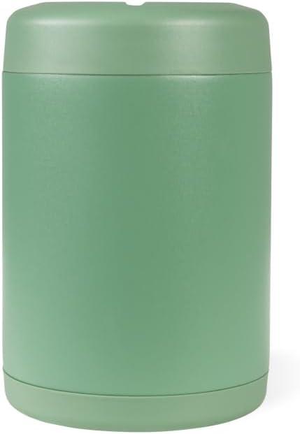 imageHydroJug Standard Can Cooler  2in1 Insulated Can Cooler Cup  Stainless Steel Can Holder with NonSlip Rubber Base  ScrewTop Lid  Dishwasher Safe  12oz SageSage