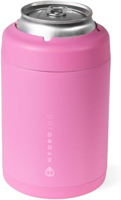 imageHydroJug Standard Can Cooler  2in1 Insulated Can Cooler Cup  Stainless Steel Can Holder with NonSlip Rubber Base  ScrewTop Lid  Dishwasher Safe  12oz SageTaffy