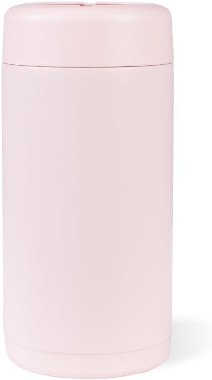 imageHydroJug Standard Can Cooler  2in1 Insulated Can Cooler Cup  Stainless Steel Can Holder with NonSlip Rubber Base  ScrewTop Lid  Dishwasher Safe  12oz SagePink Sand