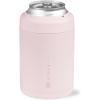 imageHydroJug Standard Can Cooler  2in1 Insulated Can Cooler Cup  Stainless Steel Can Holder with NonSlip Rubber Base  ScrewTop Lid  Dishwasher Safe  12oz SagePink Sand