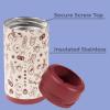 imageHydroJug Standard Can Cooler  2in1 Insulated Can Cooler Cup  Stainless Steel Can Holder with NonSlip Rubber Base  ScrewTop Lid  Dishwasher Safe  12oz SagePeri
