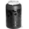 imageHydroJug Standard Can Cooler  2in1 Insulated Can Cooler Cup  Stainless Steel Can Holder with NonSlip Rubber Base  ScrewTop Lid  Dishwasher Safe  12oz SageBlack Leopard