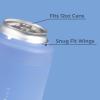 imageHydroJug Standard Can Cooler  2in1 Insulated Can Cooler Cup  Stainless Steel Can Holder with NonSlip Rubber Base  ScrewTop Lid  Dishwasher Safe  12oz SageLight Blue