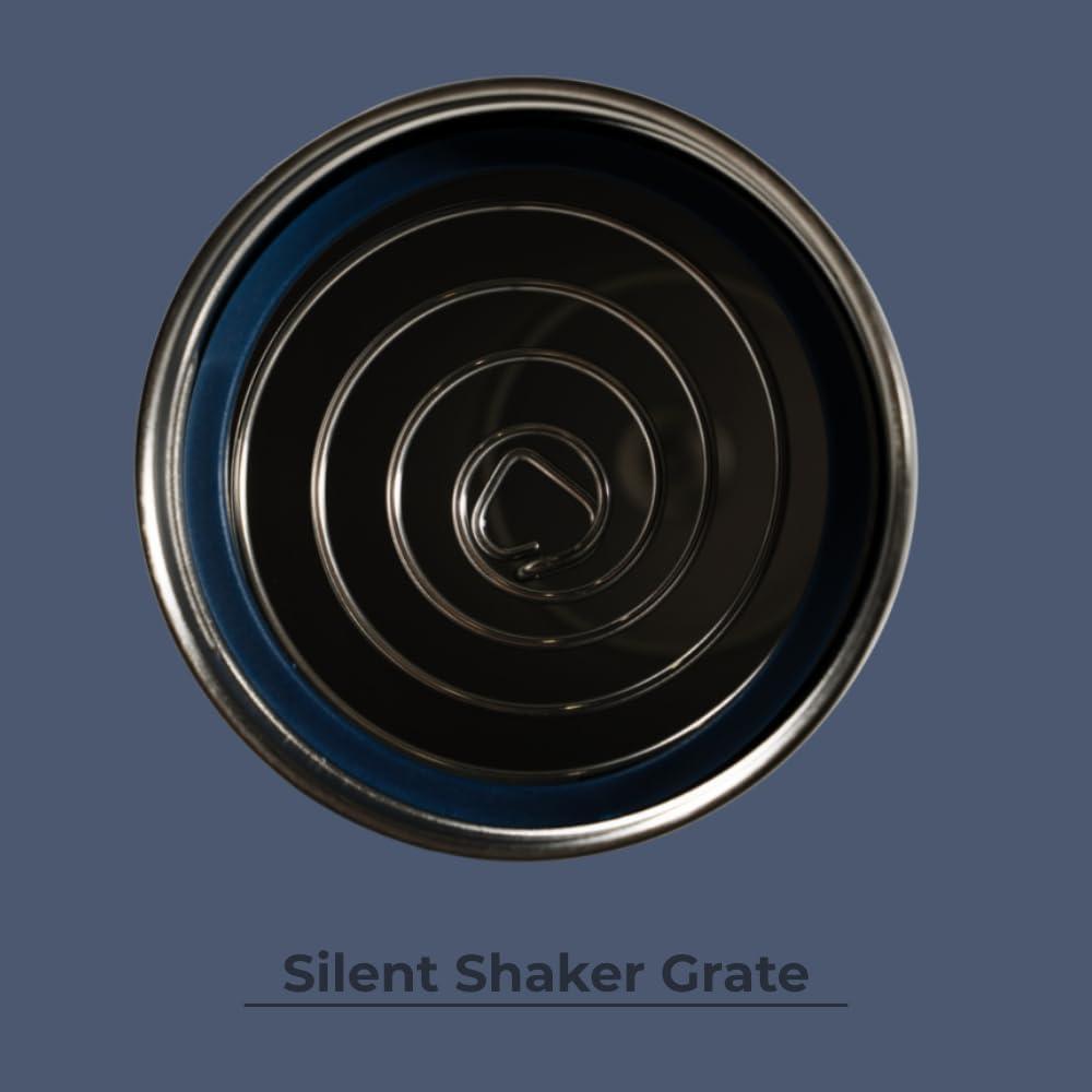 imageHydroJug 24 oz New Stainless Steel Shaker  Insulated Leakproof BPAFree with Silent Mixing Grate  No Clumps No Noise  Premium Shaker for Fitness Sports ampamp Everyday Use Black LeopardMidnight