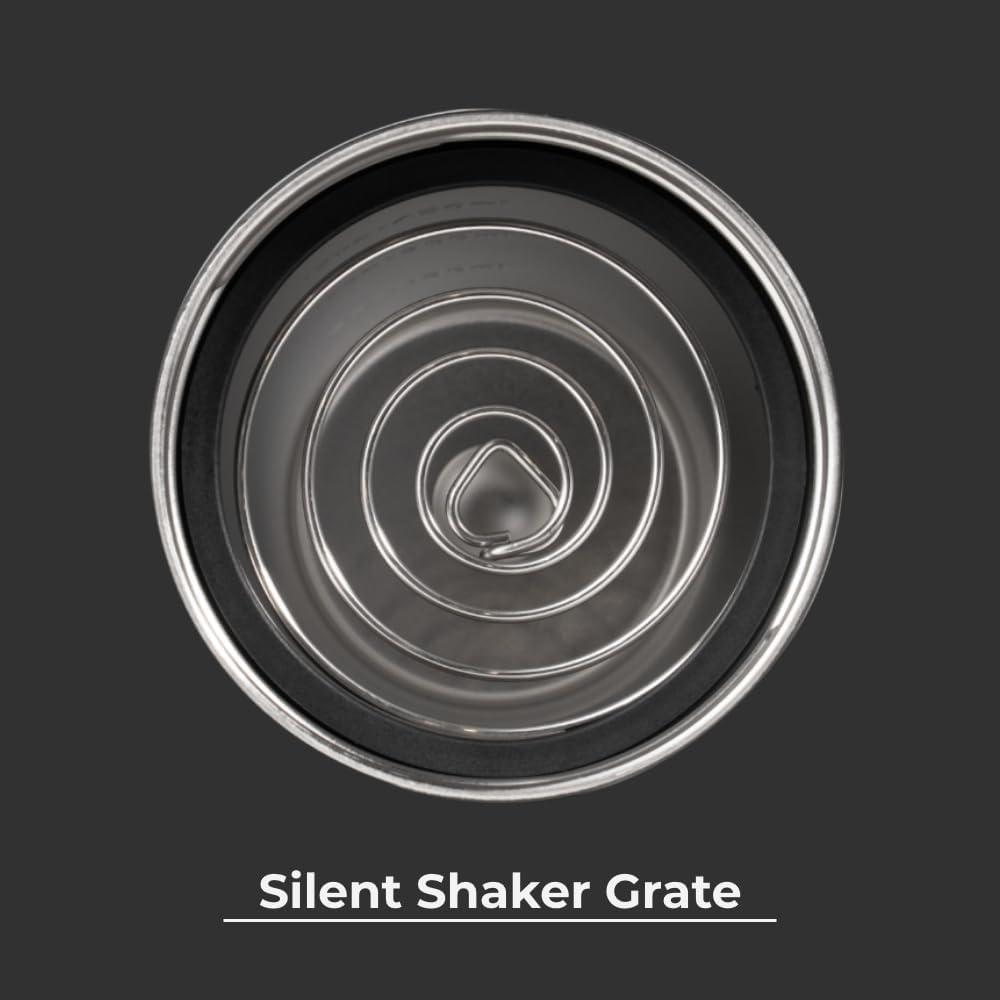 imageHydroJug 24 oz New Stainless Steel Shaker  Insulated Leakproof BPAFree with Silent Mixing Grate  No Clumps No Noise  Premium Shaker for Fitness Sports ampamp Everyday Use Black LeopardBlack