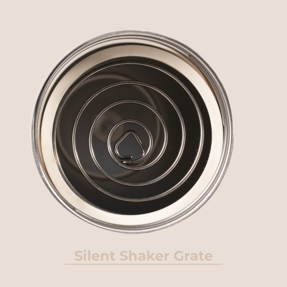 imageHydroJug 24 oz New Stainless Steel Shaker  Insulated Leakproof BPAFree with Silent Mixing Grate  No Clumps No Noise  Premium Shaker for Fitness Sports ampamp Everyday Use Black LeopardCream