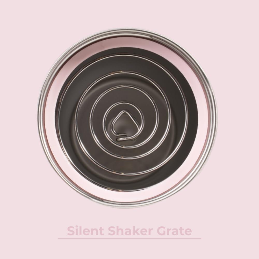 imageHydroJug 24 oz New Stainless Steel Shaker  Insulated Leakproof BPAFree with Silent Mixing Grate  No Clumps No Noise  Premium Shaker for Fitness Sports ampamp Everyday Use Black LeopardWildrose