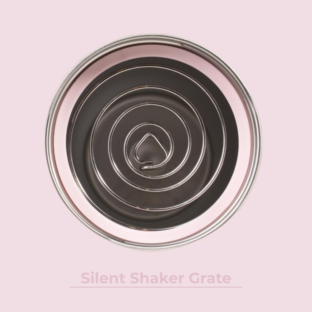 imageHydroJug 24 oz New Stainless Steel Shaker  Insulated Leakproof BPAFree with Silent Mixing Grate  No Clumps No Noise  Premium Shaker for Fitness Sports ampamp Everyday Use Black LeopardPink Sand
