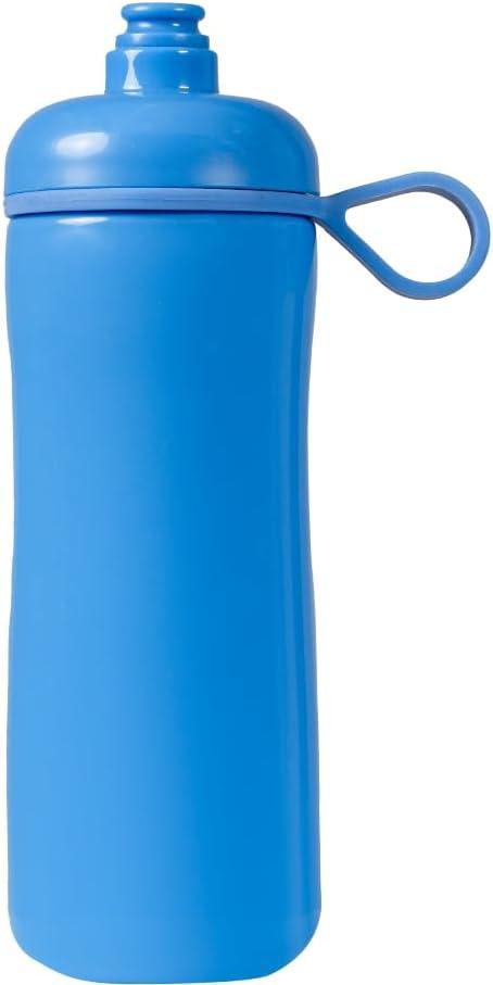 imageHydroJug Squeeze  27oz Water Bottles Sports Water Bottle with Push Cap Quick ampamp Easy Hydration Gym Water Bottles Easy Squeeze Bottle MauveCobalt
