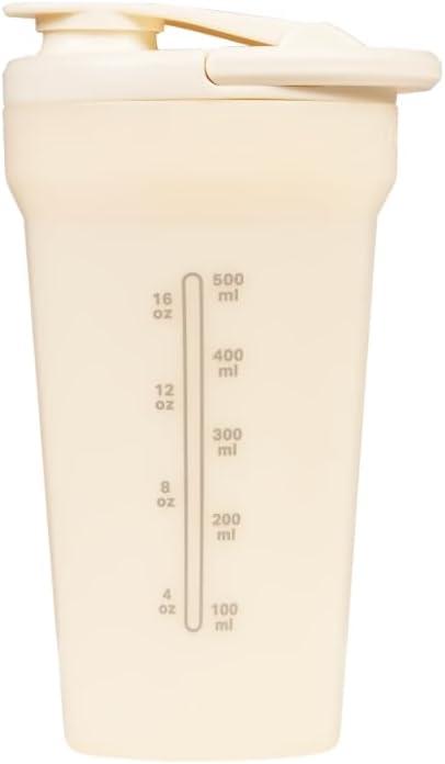 imageHydrojug 20 oz Noiseless Shaker Bottle  100 Leakproof Shaker Cup for Protein Mixes PreWorkout ampamp Supplement Shakes  Durable Easy Clean Design CreamCream