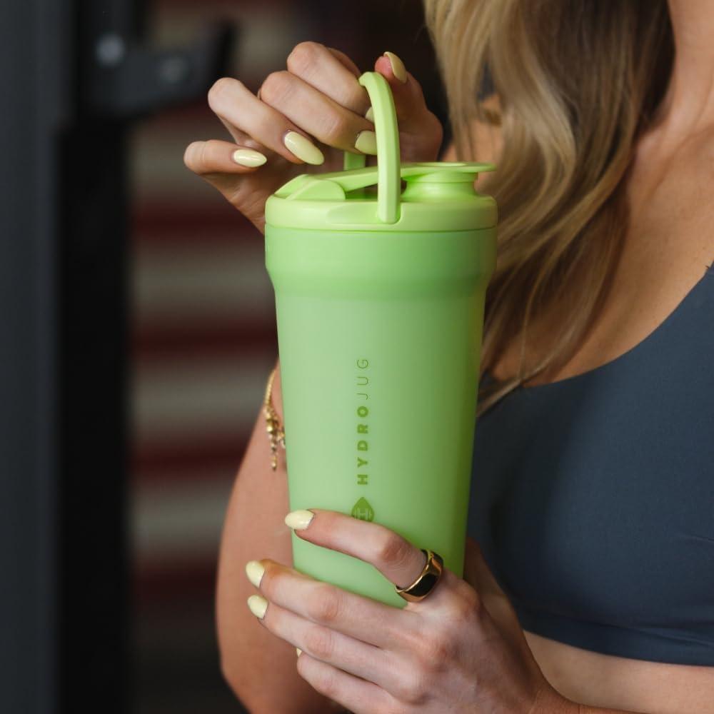 imageHydrojug 20 oz Noiseless Shaker Bottle  100 Leakproof Shaker Cup for Protein Mixes PreWorkout ampamp Supplement Shakes  Durable Easy Clean Design CreamHoneydew