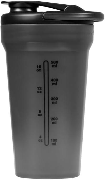 imageHydrojug 20 oz Noiseless Shaker Bottle  100 Leakproof Shaker Cup for Protein Mixes PreWorkout ampamp Supplement Shakes  Durable Easy Clean Design CreamBlack