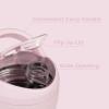 imageHydroJug 24 oz New Stainless Steel Shaker  Insulated Leakproof BPAFree with Silent Mixing Grate  No Clumps No Noise  Premium Shaker for Fitness Sports ampamp Everyday Use Black LeopardPink Sand