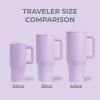 imageHydroJug Kids  20 oz Insulated Kids Water Bottle with Flip Straw ampamp Handle  LeakProof ampamp Durable  Perfect for School Sports Lunch Travel ampamp Camp BowsLavender