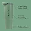 imageHydroJug Sport  Stainless Steel Tumbler with Straw Vacuum Insulated 20oz Leakproof Water Bottle Ergonomic Design Reusable Dishwasher Safe Rubber Base Durable for Gym or Outdoors BlackSage