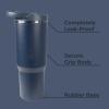 imageHydroJug Sport  Stainless Steel Tumbler with Straw Vacuum Insulated 20oz Leakproof Water Bottle Ergonomic Design Reusable Dishwasher Safe Rubber Base Durable for Gym or Outdoors BlackMidnight