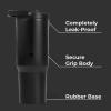 imageHydroJug Sport  Stainless Steel Tumbler with Straw Vacuum Insulated 20oz Leakproof Water Bottle Ergonomic Design Reusable Dishwasher Safe Rubber Base Durable for Gym or Outdoors BlackBlack
