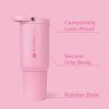 imageHydroJug Sport  Stainless Steel Tumbler with Straw Vacuum Insulated 20oz Leakproof Water Bottle Ergonomic Design Reusable Dishwasher Safe Rubber Base Durable for Gym or Outdoors BlackBlush