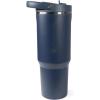 imageHydroJug Sport  Stainless Steel Tumbler with Straw Vacuum Insulated 20oz Leakproof Water Bottle Ergonomic Design Reusable Dishwasher Safe Rubber Base Durable for Gym or Outdoors BlackMidnight