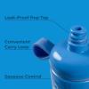 imageHydroJug Squeeze  27oz Water Bottles Sports Water Bottle with Push Cap Quick ampamp Easy Hydration Gym Water Bottles Easy Squeeze Bottle MauveCobalt