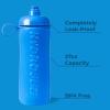 imageHydroJug Squeeze  27oz Water Bottles Sports Water Bottle with Push Cap Quick ampamp Easy Hydration Gym Water Bottles Easy Squeeze Bottle MauveCobalt