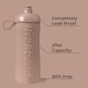 imageHydroJug Squeeze  27oz Water Bottles Sports Water Bottle with Push Cap Quick ampamp Easy Hydration Gym Water Bottles Easy Squeeze Bottle MauveMauve