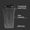 imageHydrojug 20 oz Noiseless Shaker Bottle  100 Leakproof Shaker Cup for Protein Mixes PreWorkout ampamp Supplement Shakes  Durable Easy Clean Design CreamBlack