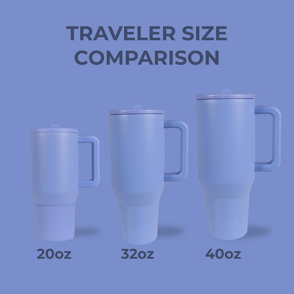 imageHydroJug Traveler  32 oz Water Bottle with Handle ampamp Flip Straw  Fits in Cup Holder Leak Resistant TumblerReusable Insulated Stainless Steel ampamp Rubber Base  Gifts for Women ampamp Men BlackPeri