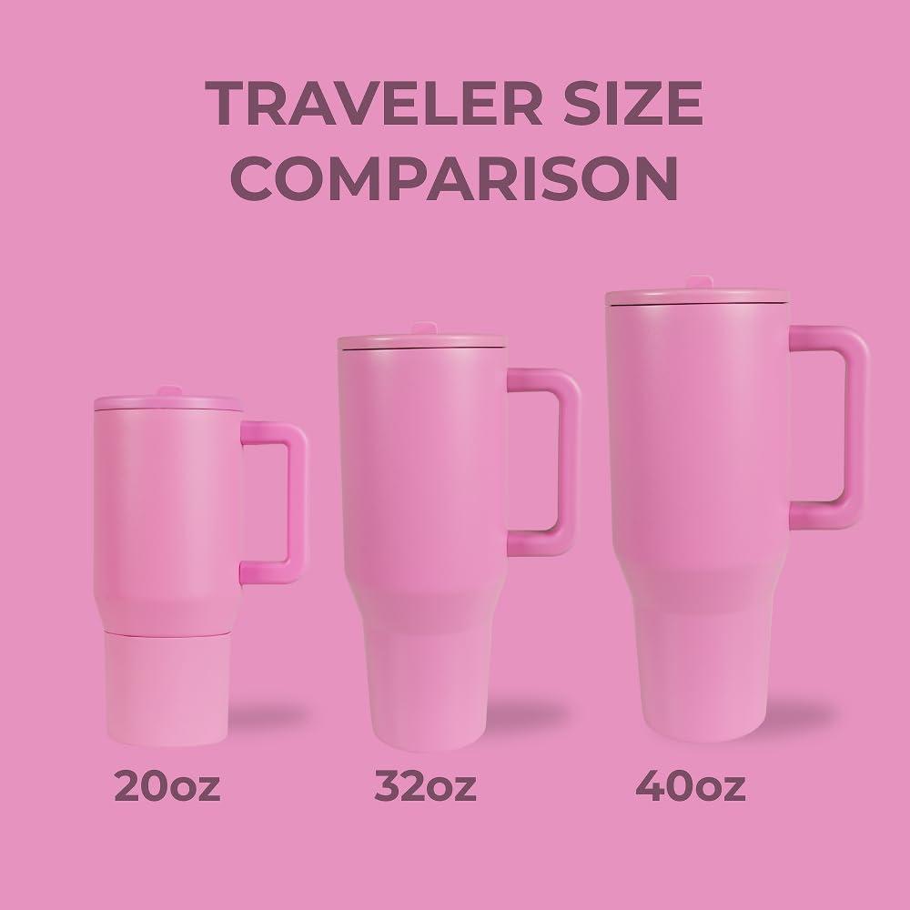 imageHydroJug Traveler  32 oz Water Bottle with Handle ampamp Flip Straw  Fits in Cup Holder Leak Resistant TumblerReusable Insulated Stainless Steel ampamp Rubber Base  Gifts for Women ampamp Men BlackTaffy