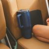 imageHydroJug Traveler  32 oz Water Bottle with Handle ampamp Flip Straw  Fits in Cup Holder Leak Resistant TumblerReusable Insulated Stainless Steel ampamp Rubber Base  Gifts for Women ampamp Men BlackMidnight