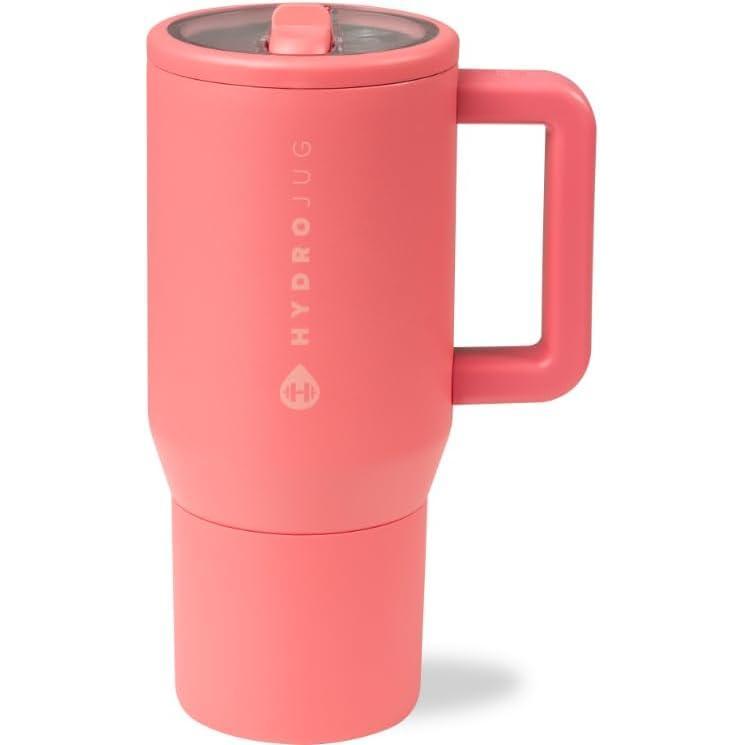 imageHydroJug Kids  20 oz Insulated Kids Water Bottle with Flip Straw ampamp Handle  LeakProof ampamp Durable  Perfect for School Sports Lunch Travel ampamp Camp BowsSalmon