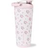 imageHydroJug 24 oz New Stainless Steel Shaker  Insulated Leakproof BPAFree with Silent Mixing Grate  No Clumps No Noise  Premium Shaker for Fitness Sports ampamp Everyday Use Black LeopardWildrose