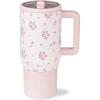 imageHydroJug Kids  20 oz Insulated Kids Water Bottle with Flip Straw ampamp Handle  LeakProof ampamp Durable  Perfect for School Sports Lunch Travel ampamp Camp BowsWildrose