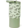 imageHydroJug Kids 14 oz Sport Water Bottle  Stainless Steel Insulated 100 Leakproof With Carry Handle BPAFree  KidFriendly Design  Durable ampamp Dishwasher Safe BowsDinosaur