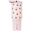 imageHydroJug Sport  Stainless Steel Tumbler with Straw Vacuum Insulated 20oz Leakproof Water Bottle Ergonomic Design Reusable Dishwasher Safe Rubber Base Durable for Gym or Outdoors BlackSweet Cherry