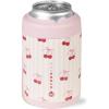 imageHydroJug Standard Can Cooler  2in1 Insulated Can Cooler Cup  Stainless Steel Can Holder with NonSlip Rubber Base  ScrewTop Lid  Dishwasher Safe  12oz SageSweet Cherry