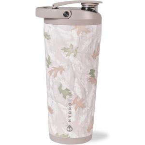 imageHydroJug 24 oz New Stainless Steel Shaker  Insulated Leakproof BPAFree with Silent Mixing Grate  No Clumps No Noise  Premium Shaker for Fitness Sports ampamp Everyday Use Black LeopardCamo
