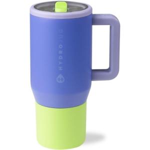 imageHydroJug Kids  20 oz Insulated Kids Water Bottle with Flip Straw ampamp Handle  LeakProof ampamp Durable  Perfect for School Sports Lunch Travel ampamp Camp BowsLime Rickey