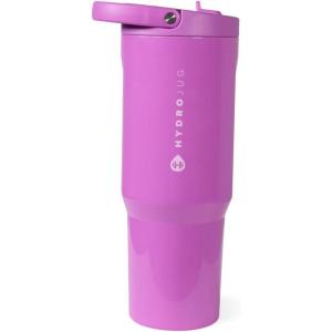imageHydroJug Sport  Stainless Steel Tumbler with Straw Vacuum Insulated 20oz Leakproof Water Bottle Ergonomic Design Reusable Dishwasher Safe Rubber Base Durable for Gym or Outdoors BlackPulse
