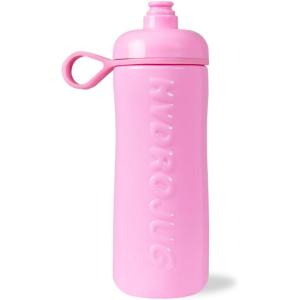 imageHydroJug Squeeze  27oz Water Bottles Sports Water Bottle with Push Cap Quick ampamp Easy Hydration Gym Water Bottles Easy Squeeze Bottle MauveBubblegum