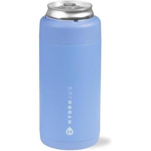 imageHydroJug Standard Can Cooler  2in1 Insulated Can Cooler Cup  Stainless Steel Can Holder with NonSlip Rubber Base  ScrewTop Lid  Dishwasher Safe  12oz SageLight Blue