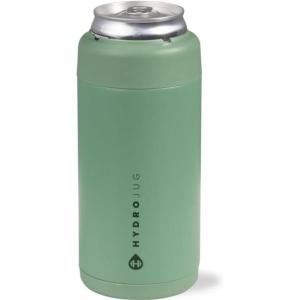 imageHydroJug Standard Can Cooler  2in1 Insulated Can Cooler Cup  Stainless Steel Can Holder with NonSlip Rubber Base  ScrewTop Lid  Dishwasher Safe  12oz SageSage