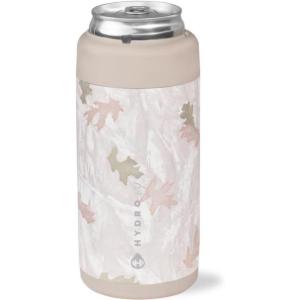 imageHydroJug Standard Can Cooler  2in1 Insulated Can Cooler Cup  Stainless Steel Can Holder with NonSlip Rubber Base  ScrewTop Lid  Dishwasher Safe  12oz SageCamo