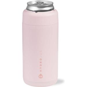 imageHydroJug Standard Can Cooler  2in1 Insulated Can Cooler Cup  Stainless Steel Can Holder with NonSlip Rubber Base  ScrewTop Lid  Dishwasher Safe  12oz SagePink Sand