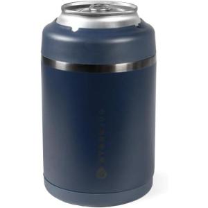 imageHydroJug Standard Can Cooler  2in1 Insulated Can Cooler Cup  Stainless Steel Can Holder with NonSlip Rubber Base  ScrewTop Lid  Dishwasher Safe  12oz SageMidnight